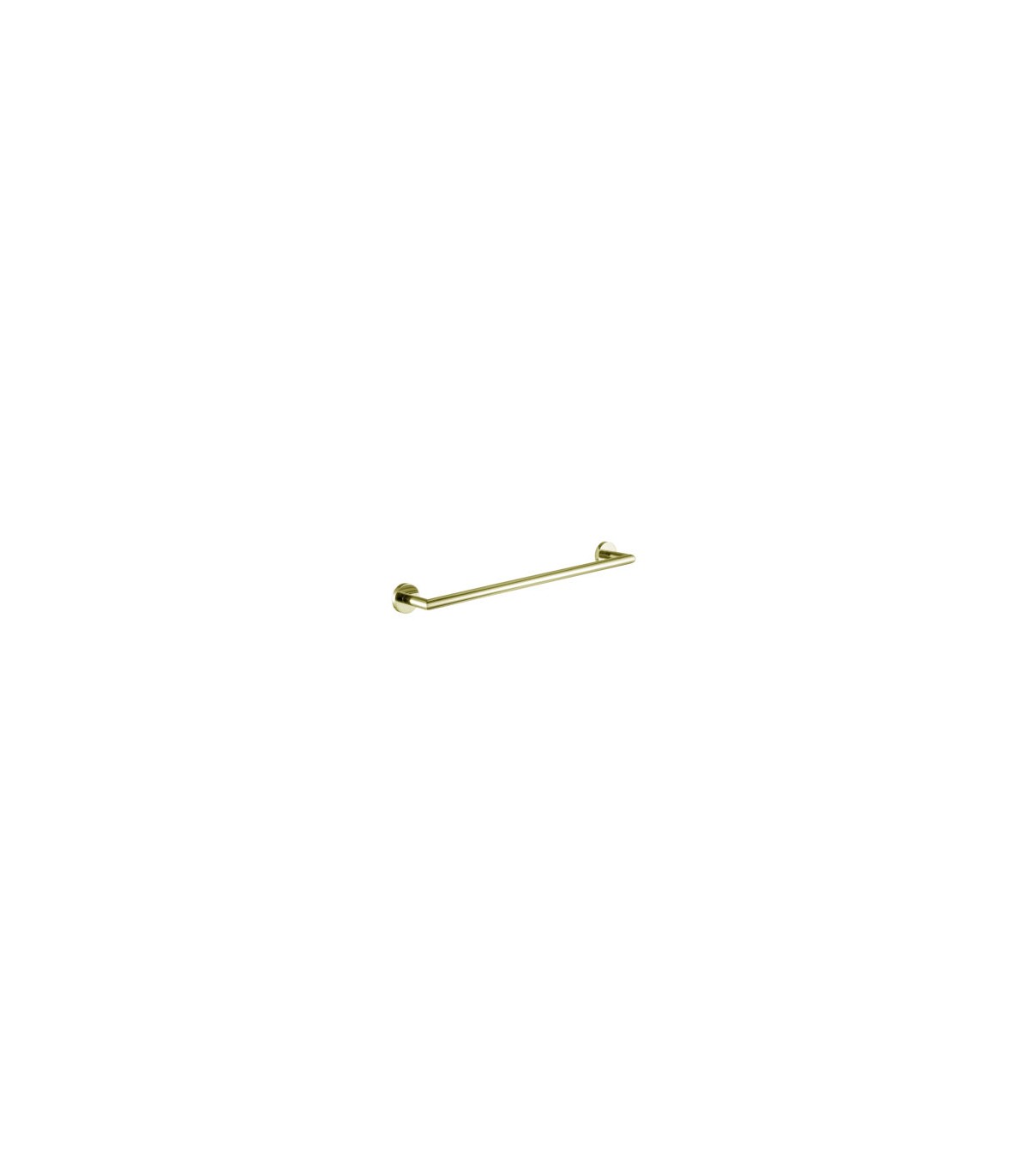 Toallero individual tipo barra para montaje en pared fabricado en metal  color dorado cepillado 322232 Tutumi